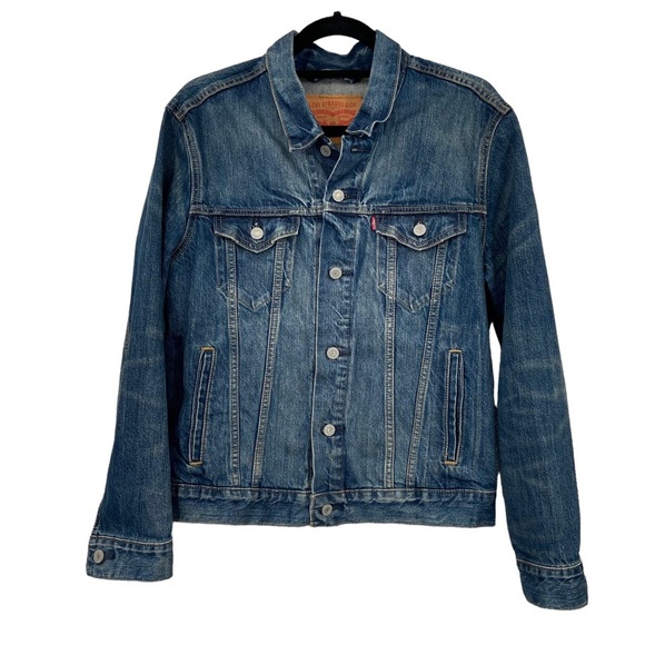 Levi's Denim Trucker Jacket Women's Size‎ Small - Picture 1 of 8